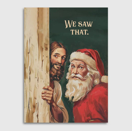 We saw that